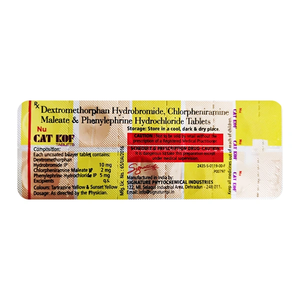 NU CATKOF TABLET