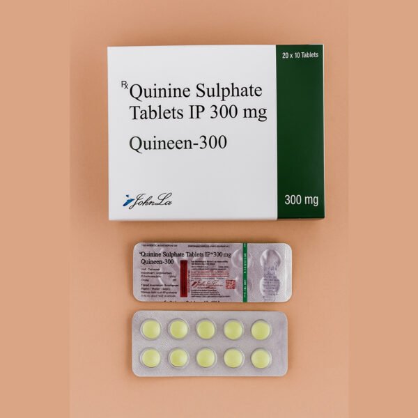 QUININ 300MG TAB (Quinine Sulphate 300mg) – Trusted Anti-Malarial Solution by HAB Pharmaceutical | Exported by BLUEPILL EXPRESS