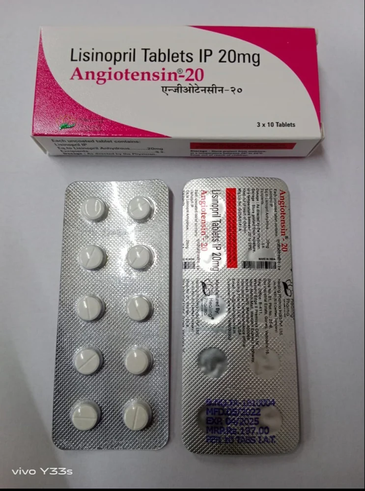 ANGIOTENSIN 20MG TABLETS