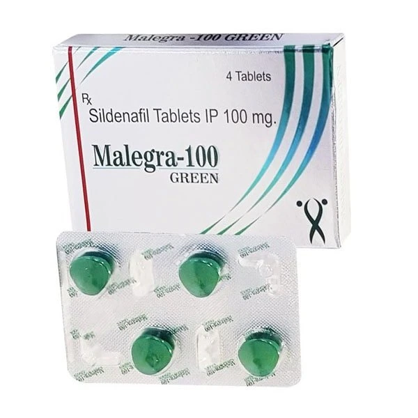 MALEGRA 100 GREEN TABLETS