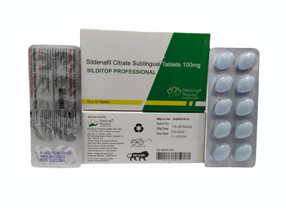SILDITOP PROFESSIONAL 100MG TABLETS