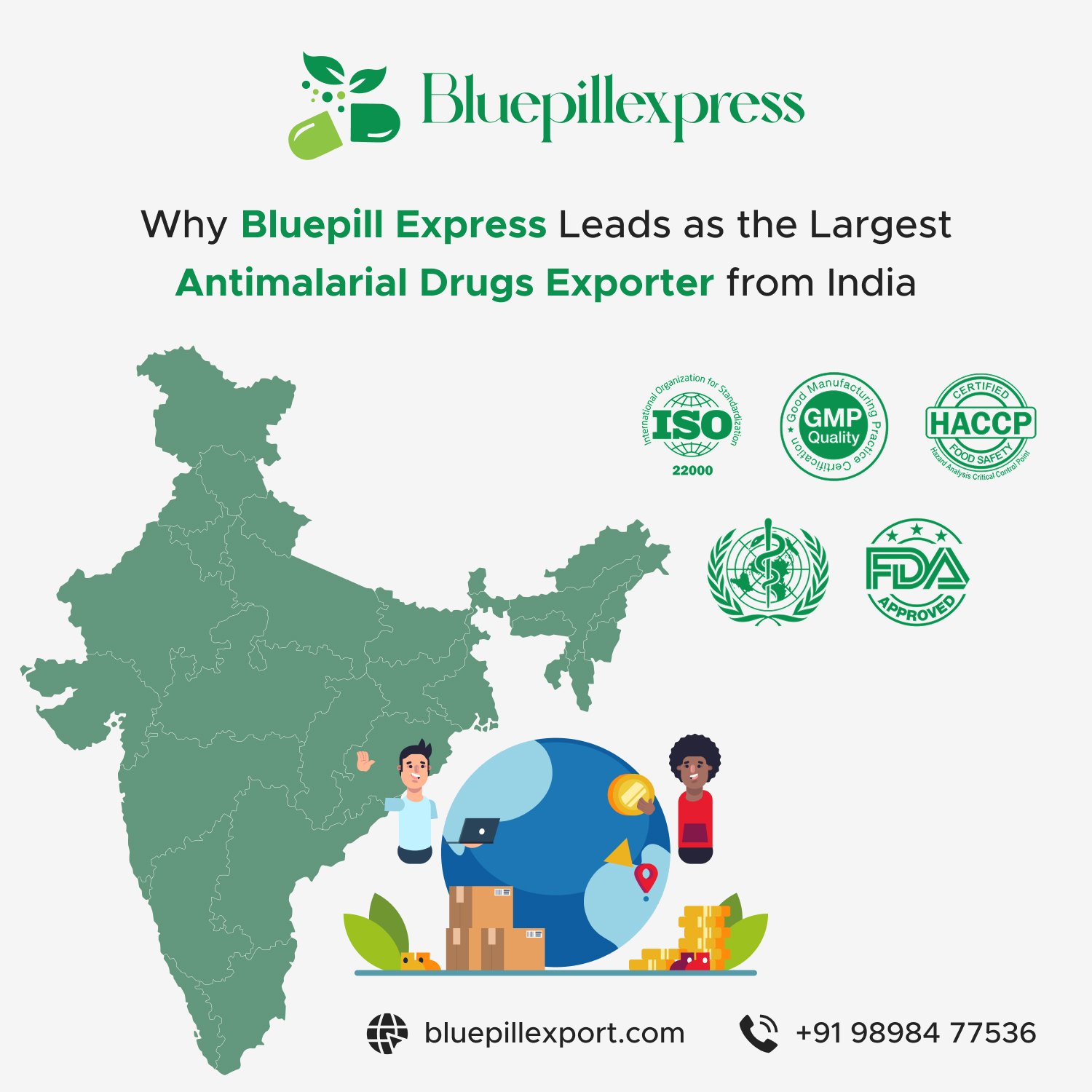 Largest Antimalarial Drugs Exporter from India