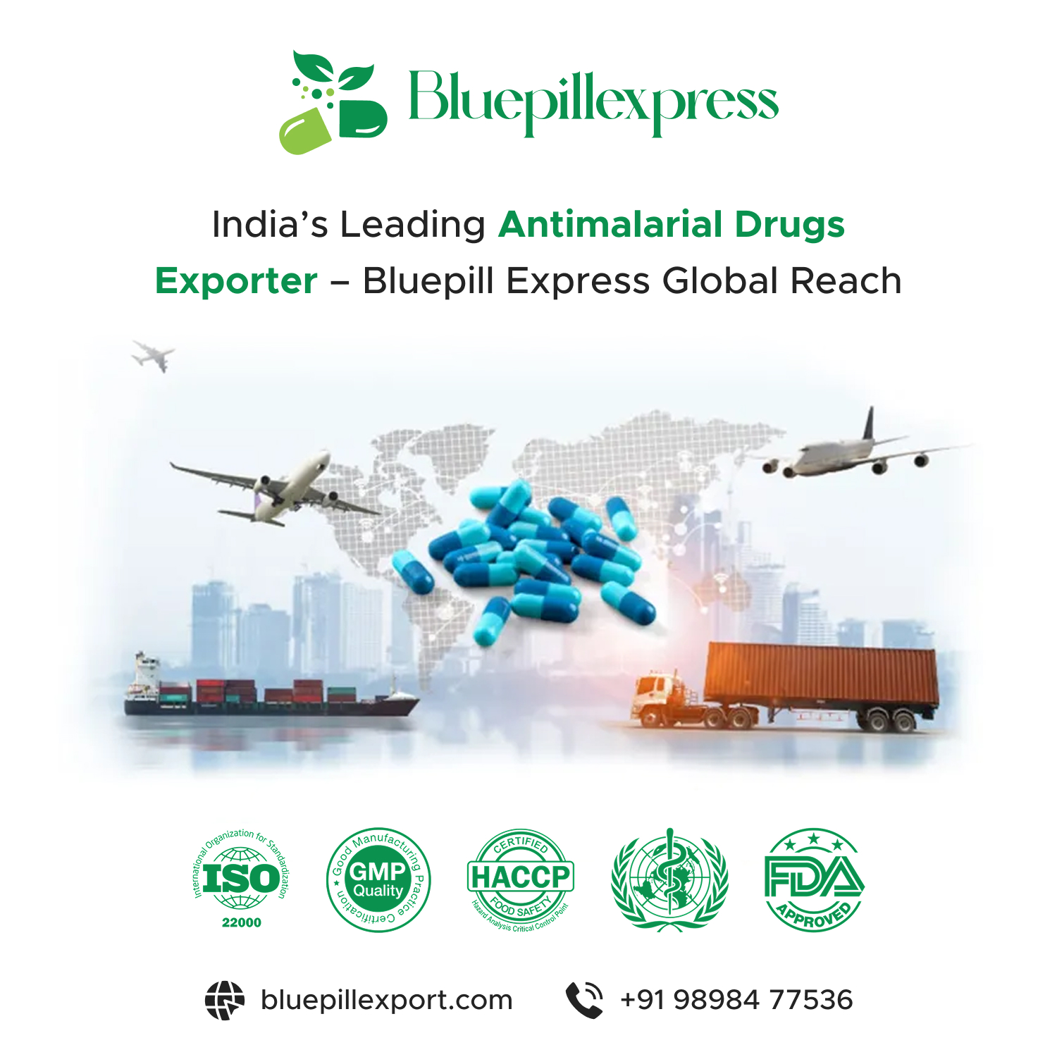 Antimalarial Drugs Export