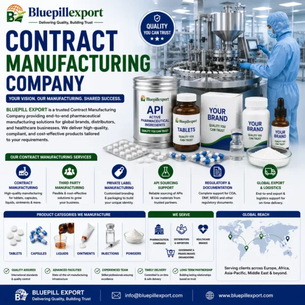 Contract Manufacturing Company – Reliable Pharmaceutical Manufacturing Solutions