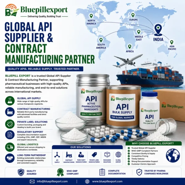 Global API Supplier & Contract Manufacturing Partner – Complete Pharmaceutical Supply Solutions