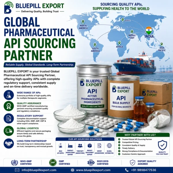 Global Pharmaceutical API Sourcing Partner – Reliable API Supply Solutions for International Markets
