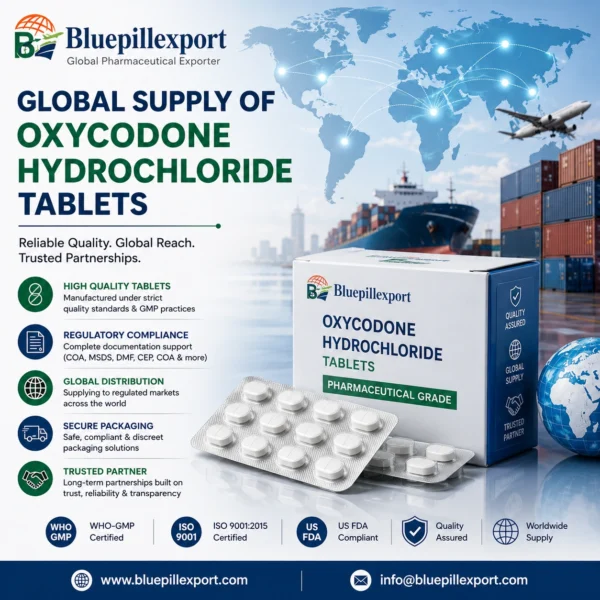 Global Supply of Oxycodone Hydrochloride Tablets
