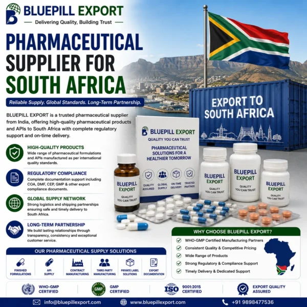 Pharmaceutical Supplier for South Africa – Trusted Pharmaceutical Supply Solutions from India