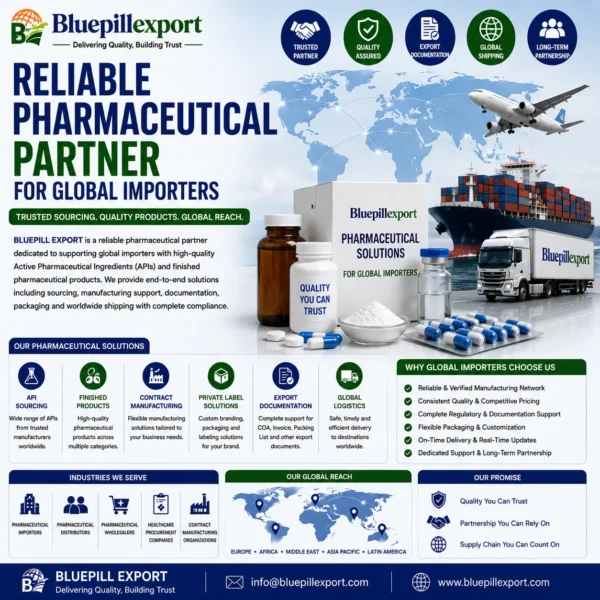 Reliable Pharmaceutical Partner for Global Importers – Trusted International Supply Solutions