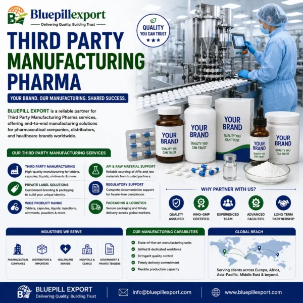 Third Party Manufacturing Pharma – Reliable Pharmaceutical Manufacturing Solutions