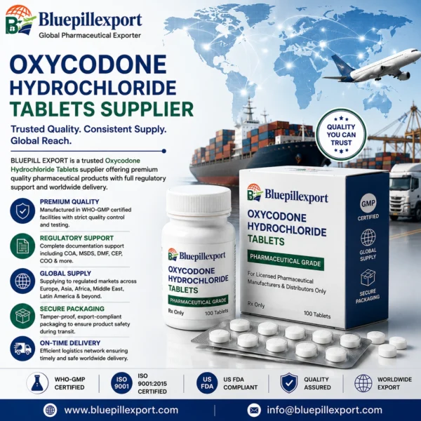 Oxycodone Hydrochloride Tablets Exporters