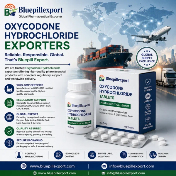 Oxycodone Hydrochloride Exporters