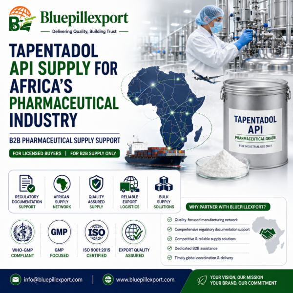 Tapentadol API Supply for Africa’s Pharmaceutical Industry