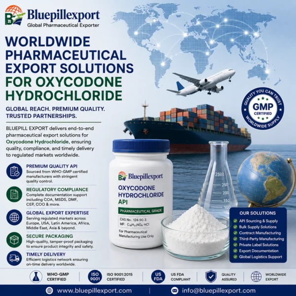 Worldwide Pharmaceutical Export Solutions for Oxycodone Hydrochloride