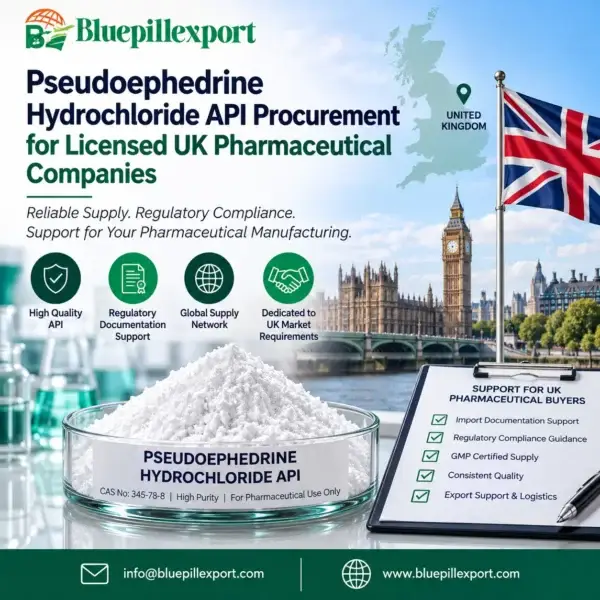 Pseudoephedrine Hydrochloride API Procurement for Licensed UK Pharmaceutical Companies